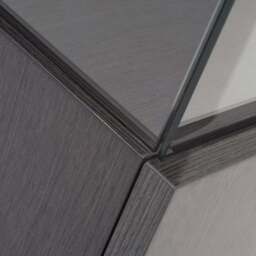 Pesaro Display Cabinet - 1 Door Curio Cabinet Left - Left Hand Facing - thumbnail 3