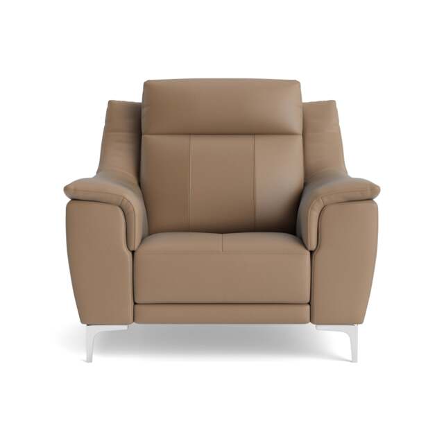 Nicoletti Carmen Armchair - Armchair CB - Feet: Shiny Metal / Torello PS 312 Taupe - image 1