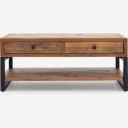 Detroit Coffee Table - Coffee Table Oaklands & Rustic Natural Finish