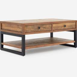 Detroit Coffee Table - Coffee Table Oaklands & Rustic Natural Finish - thumbnail 4