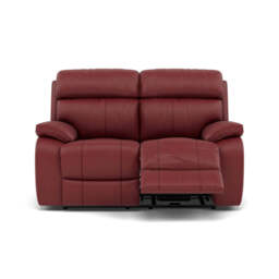 Galaxy 2 Seater Recliner Sofa - 2 Seater Sofa 2 Manual Recliners Cat 25S - Manual Recliner - NCS-854C RUSTIC RED - thumbnail 1