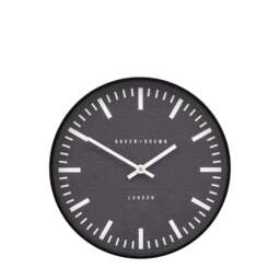 Claremont Black Clock - DHD Claremont Clock Black 30CM - thumbnail 1