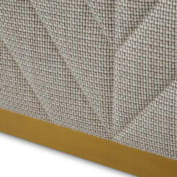 Eichholtz Matthew Bar Forrester Off-White  Black Beveled Glass  Brushed Brass Finish - Bar Forrester Off-White  Black Beveled Glass  Brushed Brass Finish - thumbnail 7