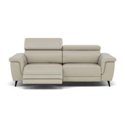 Sparta 3 Seater Recliner Sofa - 3 Str W/ 2 Power Recliner W/ 2 Power Headrest Cat NL/O/S - Power with Power Headrest & USB - NL5115 New York Light Grey - thumbnail 1