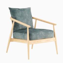 Ercol Aldbury Armchair - Chair Grade C - IB-Ink Blue Ask Stain / C746 - thumbnail 3