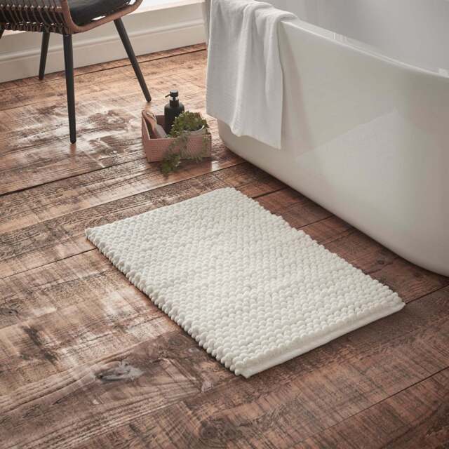 Bianca Aspen Bobble Bath Mat White - Aspen Bobble Bath Mat White - image 1