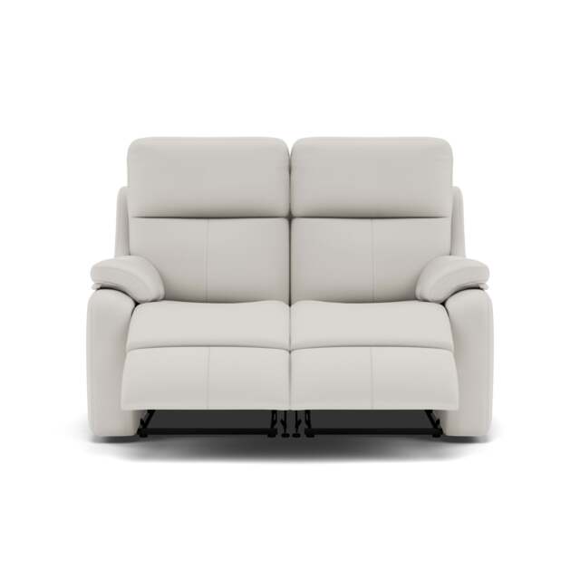 G Plan Kingsbury 2 Seater Recliner Sofa - 2 Seater Power Double Recliner Headrest + Lumbar with USB Grade L - Power with Power Headrest, Lumbar & USB - L840 Cambridge Chalk - image 1