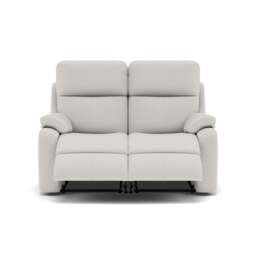 G Plan Kingsbury 2 Seater Recliner Sofa - 2 Seater Power Double Recliner Headrest + Lumbar with USB Grade L - Power with Power Headrest, Lumbar & USB - L840 Cambridge Chalk - thumbnail 1