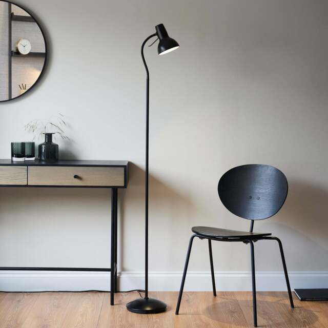 Amalfi Black Floor Lamp - image 1