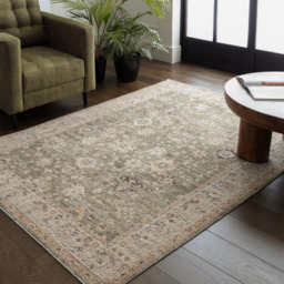 Hydra Ornate Green Rug - Ornate Green 120 x 160cm - 120cm x 160cm - thumbnail 2