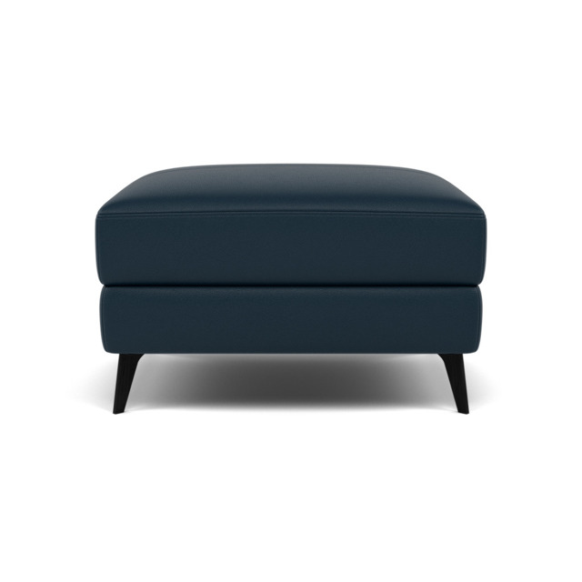 Sparta Footstool - Ottoman Cat M/S - M5661 Melbourne Navy Blue - image 1