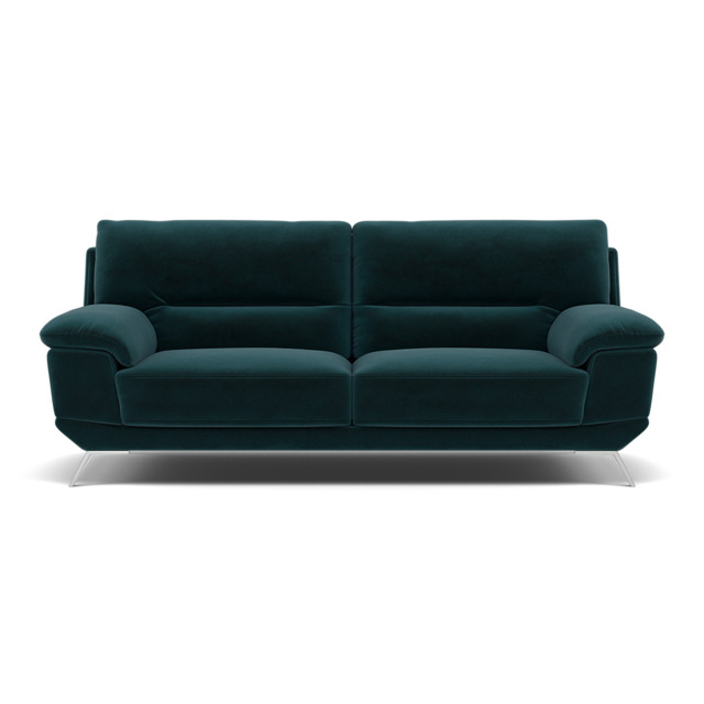 Zuco 3 Seater Sofa - 3 Seater Sofa Fabric - FAB-MEG-36  LAKE GREEN - image 1