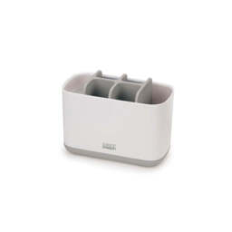 Joseph Joseph Bathroom Grey Large Toothbrush Caddy - Easy Store Toothbrush Caddy Large White & Grey - thumbnail 2