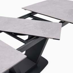 Alpha Extending Dining Table - 180cm Extending Dining Table Grey - thumbnail 8