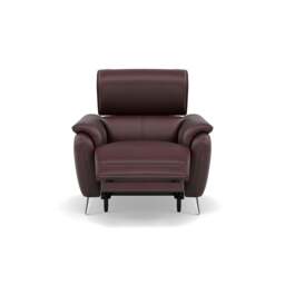 Sol Recliner Armchair - Power Recliner Armchair with Head Tilt Cat 60 - Cat-60/15 Montana Ruby