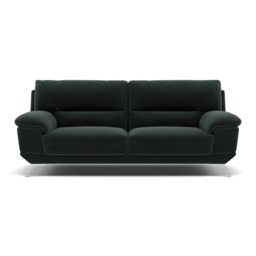 Zuco 3 Seater Sofa - 3 Seater Sofa Fabric - FAB-MEG-21  CHARCOAL GREY - thumbnail 1