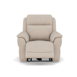 Juno Recliner Armchair - Power Recliner Chair Lumbar Support F8 - Power with Power Lumbar & USB - Hopsack Dove 70001 - thumbnail 3