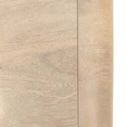 Colonna 3 Drawer Chest - 3 Drawer Chest Natural Mango Wood / Brass - thumbnail 9