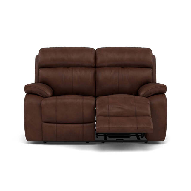 Galaxy 2 Seater Recliner Sofa - 2 Seater Sofa 2 Manual Recliners Cat 20S - Manual Recliner - TOS-195E HAZELNUT - image 1