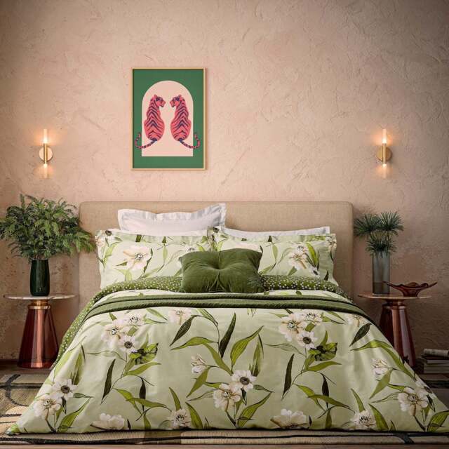 Ted Baker Cabana Green Duvet Cover Set - Cabana Green Duvet Set Double - image 1