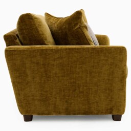 Stafford Loveseat - Cuddler Sofa Fabric - Kobe Brick / Smoke Feet - thumbnail 4