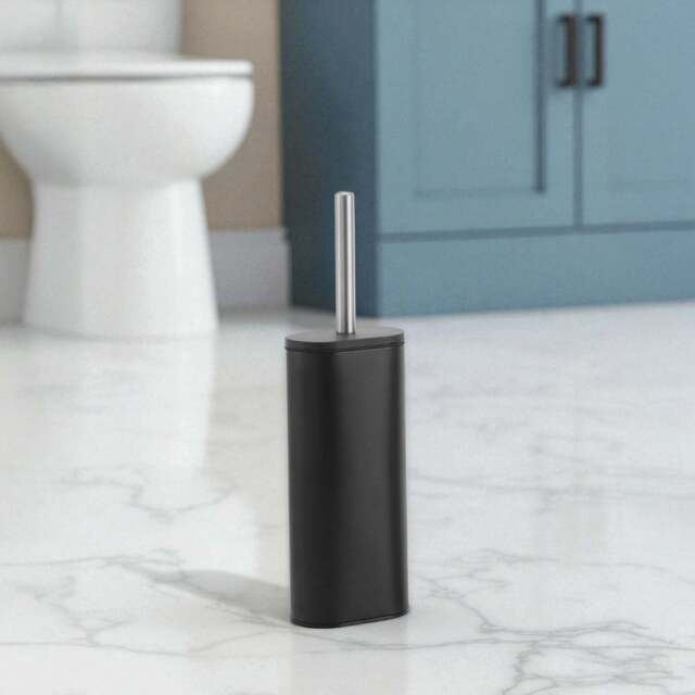 Showerdrape Fortuna Toilet Brush Black - Fortuna Toilet Brush Black - image 1