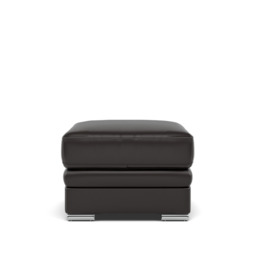 Gino Storage Footstool - Storage Stool Cat 60 - Cat-60/09 Montana Black Coffee / Metal Feet
