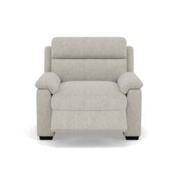Eldon Recliner Armchair - Power Recliner Chair  Fabric - Power Recliner with USB - FAB-MIL-104 OYSTER - thumbnail 1