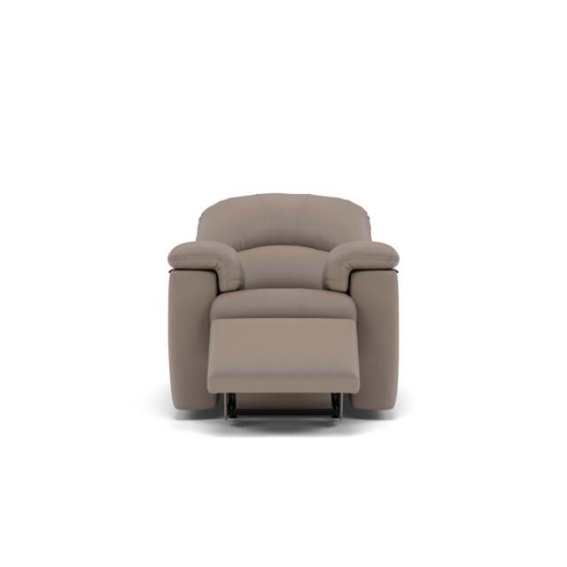 G Plan Chloe Small Recliner Armchair - Small Power Recliner Chair Grade H - Power Recliner - H001 Oxford Mushroom - image 1