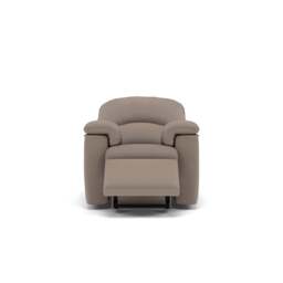 G Plan Chloe Small Recliner Armchair - Small Power Recliner Chair Grade H - Power Recliner - H001 Oxford Mushroom