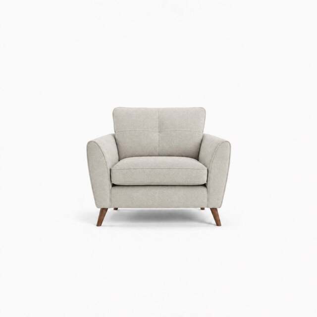 Zara Armchair - Armchair - Kensington Silver / Dark Feet - image 1