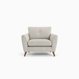 Zara Armchair - Armchair - Kensington Silver / Dark Feet