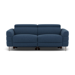Hoy 3 Seater Sofa - 3 Str Static W/Manual Headrest Fabric - KB-1290-UK Amigo Navy - thumbnail 1