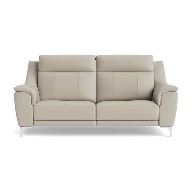 Nicoletti Carmen 3 Seater Sofa - 3 Seater Sofa CB - Feet: Shiny Metal / Torello PS Tortora 328 - image 1