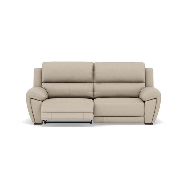 Echo 3 Seater Recliner Sofa - 2.5 Seater Sofa 2 Power Recliners Lumber Support Cat 25S - Power With Power Headrest Footrest Lumbar & USB - NCS-041E SILVER GREY - image 1