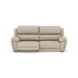 Echo 3 Seater Recliner Sofa - 2.5 Seater Sofa 2 Power Recliners Lumber Support Cat 25S - Power With Power Headrest Footrest Lumbar & USB - NCS-041E SILVER GREY