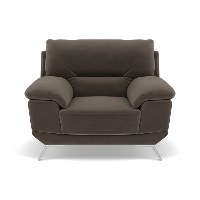 Zuco Armchair - Armchair Fabric - FAB-MEG-51  DK TAUPE - image 1