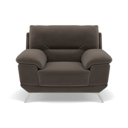 Zuco Armchair - Armchair Fabric - FAB-MEG-51  DK TAUPE
