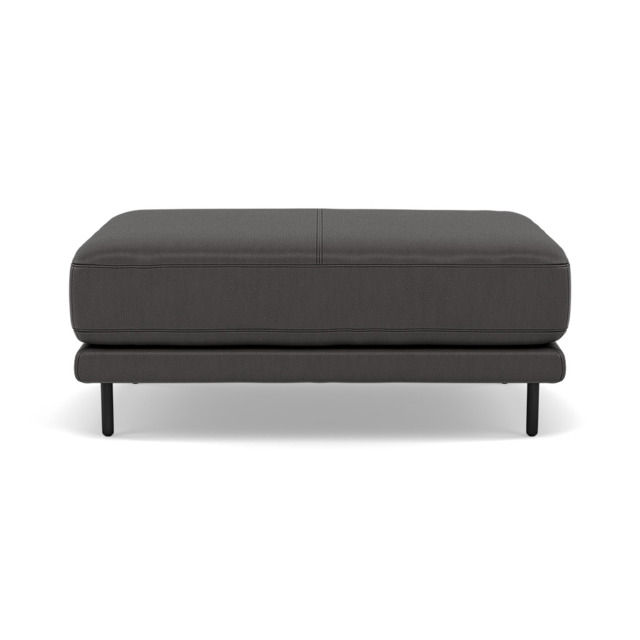 Morris Large Footstool - Rectangular footstool A Cat 25 - NC-180E SLATE GREY - image 1