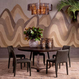 Eichholtz Silvano Chandelier Smoke and Frosted Glass Antique Brass Finish - Chandelier Silvano - thumbnail 2