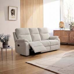 G Plan Kingsbury 3 Seater Recliner Sofa - 3 Seater Power Double Recliner Headrest + Lumbar with USB Grade H - Power with Power Headrest, Lumbar & USB - H001 Oxford Mushroom - thumbnail 2
