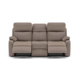 G Plan Kingsbury 3 Seater Recliner Sofa - 3 Seater Power Double Recliner Headrest + Lumbar with USB Grade H - Power with Power Headrest, Lumbar & USB - H001 Oxford Mushroom - thumbnail 1
