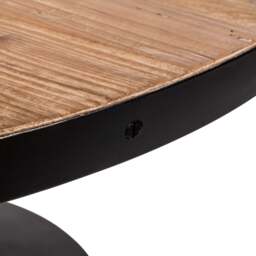 Coralia Round Dining Table - Round Dining Table Reclaimed Solid Wood - thumbnail 3