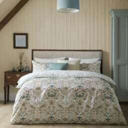 William Morris At Home Strawberry Thief Duvet Cover Set - thumbnail 1