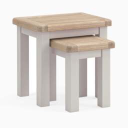 Salford Nest of Tables - Nest of Tables Stone Grey - thumbnail 1