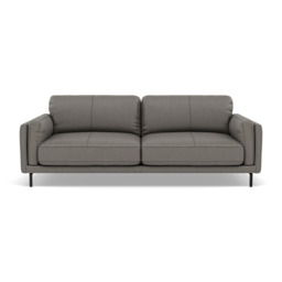 Morris 3 Seater Small Sofa - 2.5 Seater Sofa Compact Cat 25 - NC-042E ELEPHANT - thumbnail 1