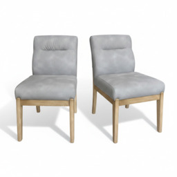Avery Pair of Dining Chairs - Dining Chair - Pair Taupe - thumbnail 1