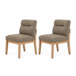 Avery Pair of Dining Chairs - Dining Chair - Pair Taupe