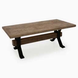 Dakota Coffee Table - Coffee Table Reclaimed Solid Wood - thumbnail 7