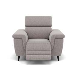 Sparta Recliner Armchair - Chair W/ Power Recliner W/ Power Headrest Fabric - Power with Power Headrest & USB - KB-1291-UK Amigo Granite